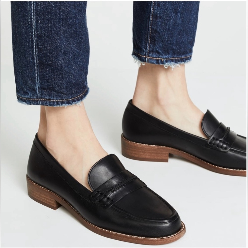 Madewell Elinor Loafer Slip On Shoe Black Size 5.5 - Picture 9 of 9